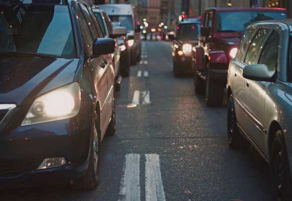 guía para vagos tráfico coches