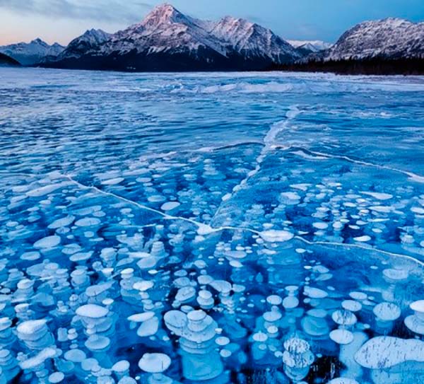 metano bajo hielo