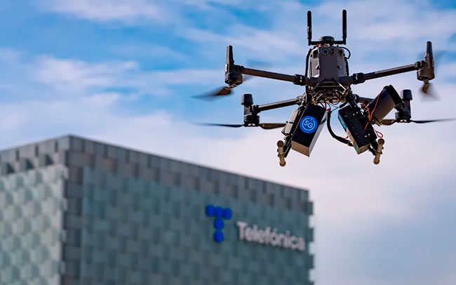 proyecto para incendios de Telefónica con Divisek y Dronitec