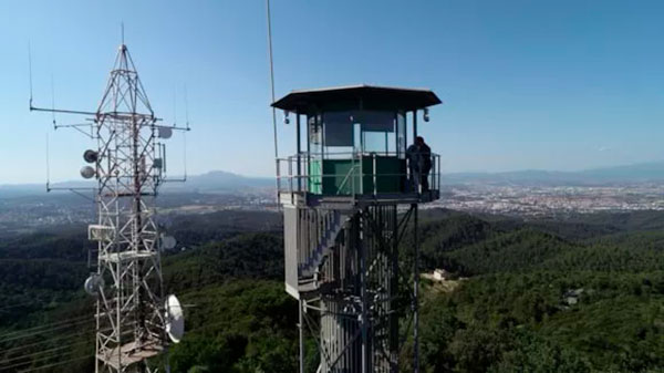 proyecto en Barcelona con camaras y sensores con IA para incendios