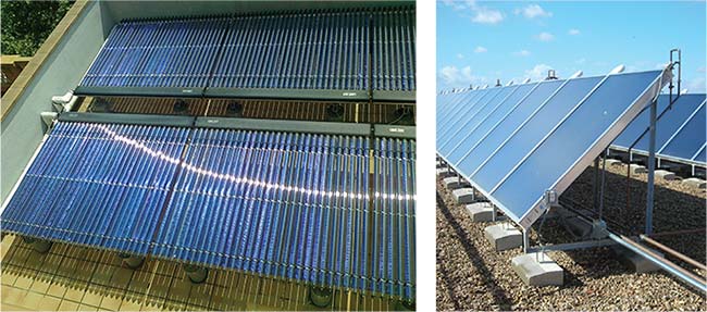 tipos paneles solares termicos