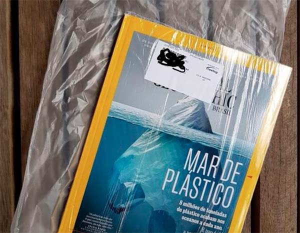 revista National Geographic sobre plastico