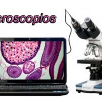 Microscopio optico portada lila