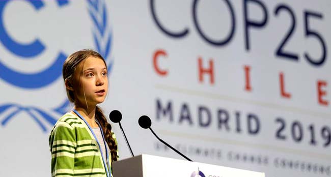 Greta Thunberg Cumbre del Clima 2019