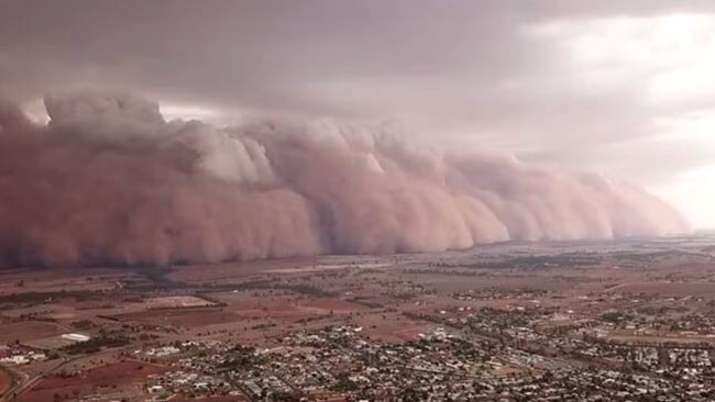 tormenta de arena Australia