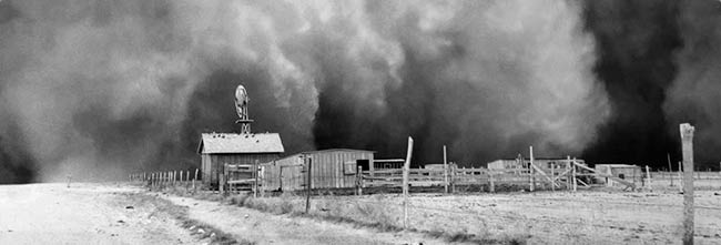 tormenta de arena Dust Bowl