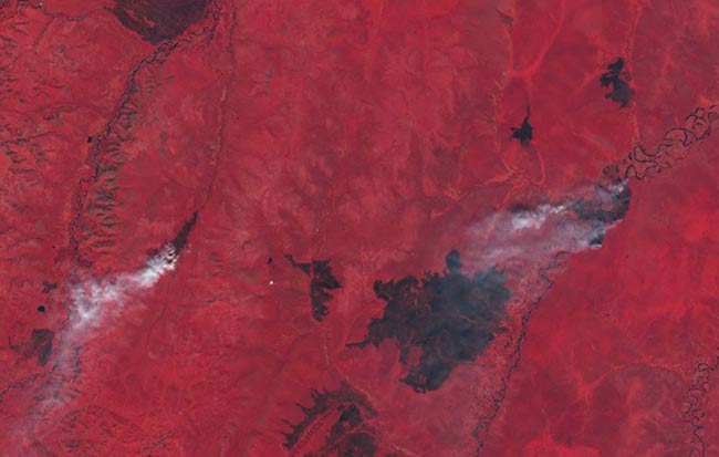 incedios Siberia satelite