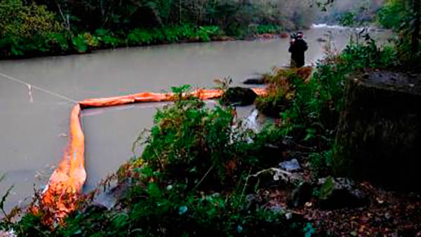 emergencia por contaminacion en el rio Eume 