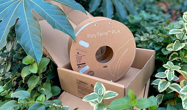 filamentos de plastico ecologico 3D PolyTerra PLA