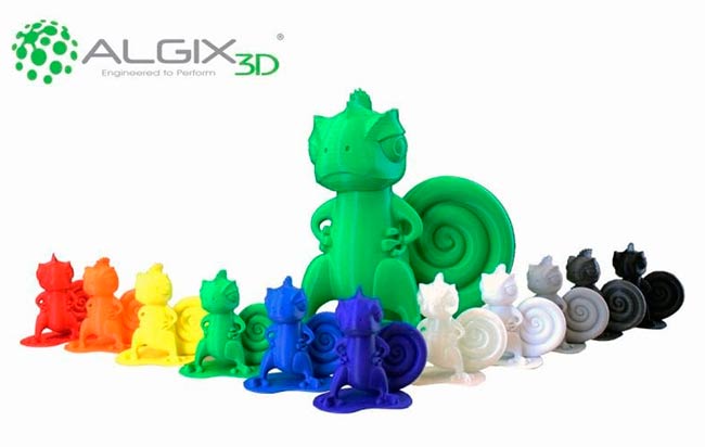 filamentos de plastico ecologico 3D de algas Algix