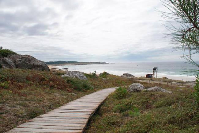 camino de la playa corrubedo