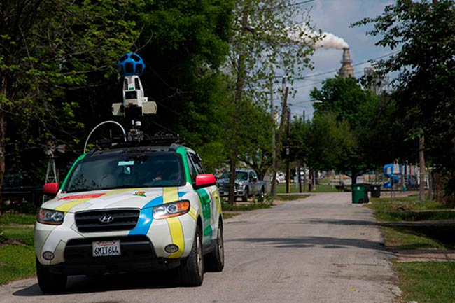 coches de Google Street View que miden la calidad del aire