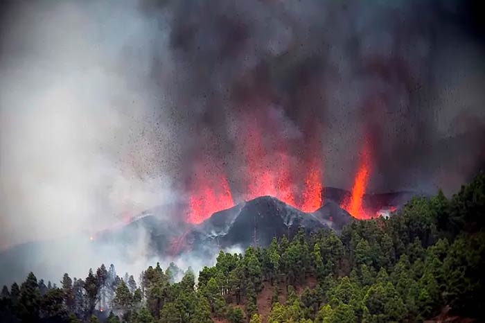 volcan Cumbre Vieja Portada