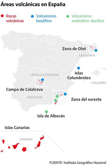 volcanes en España