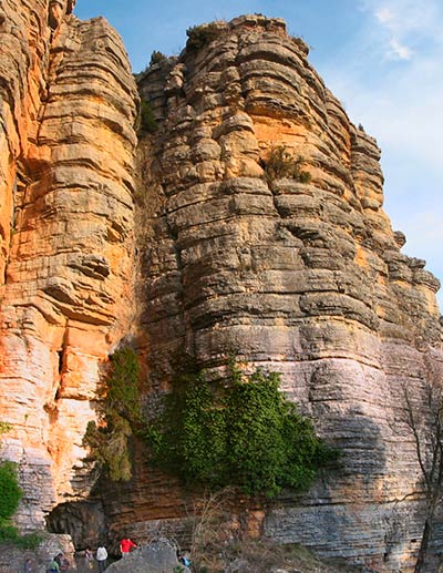 montaña rocas sedimentarias España