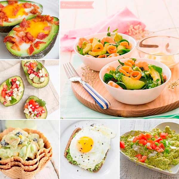 recetas de aguacate o palta