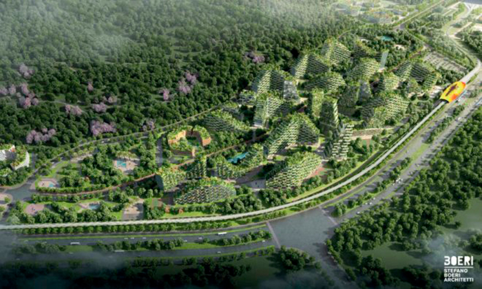 La Ciudad Bosque de Liuzhou, China, diseñada por Stefano Boeri Architetti