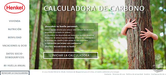 calculadora CO2 Henkel