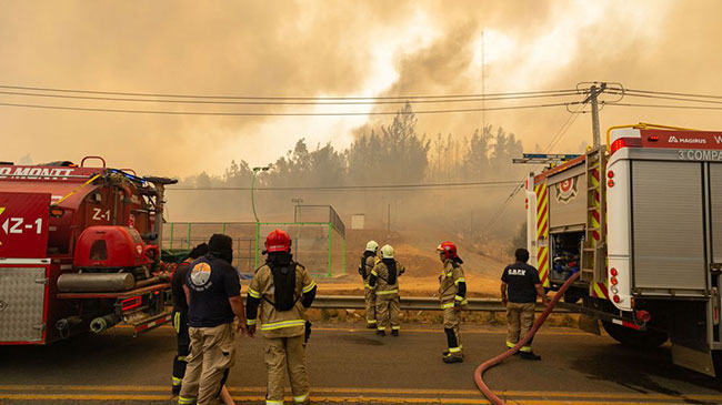 incendios forestales de Chile 2023