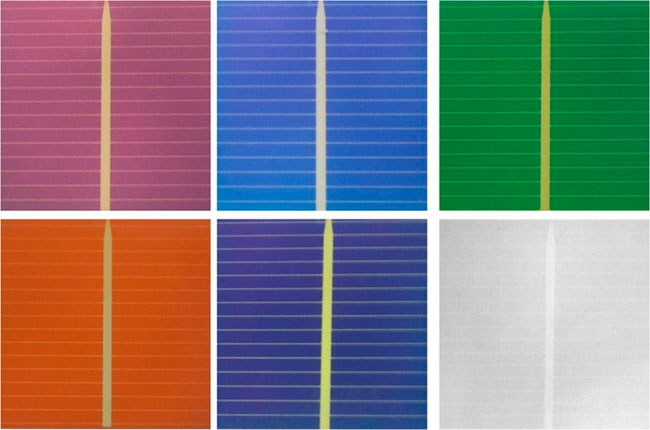 paneles solares de colores SMART