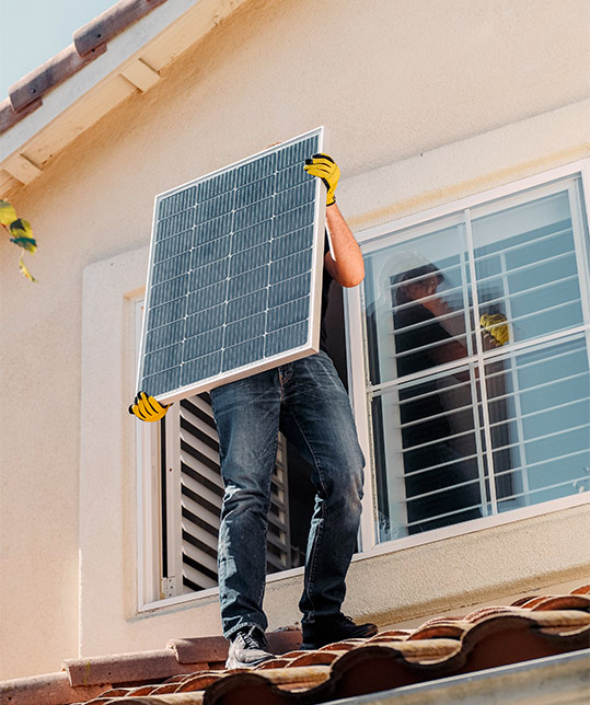 instalacion paneles solares AP Solar