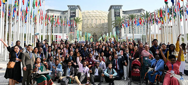 Dia de los Jovenes y niños COP 28