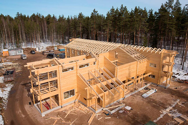 construccion de casas sostenibles de madera