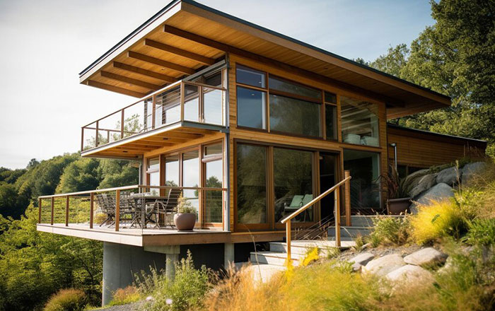 casas sostenibles de madera portada