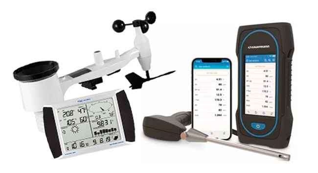 estacion meteorologica y medidor gases