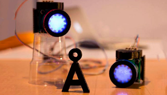 modelo de fotocatalizadores flotantes impresos en 3D