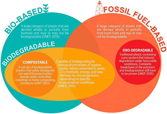 Figura 2 con definiciones de el cambio climático y la contaminación marina por plásticos