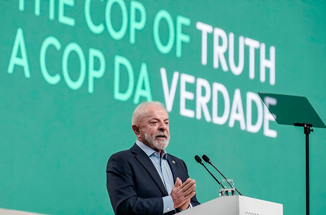 Lula da Silva en COP30 Brasil