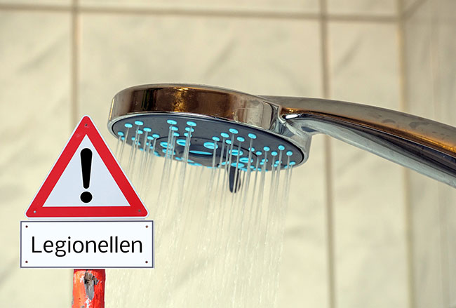 lugaes de riesgo de Legionella