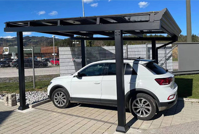 coche electrico en Carport
