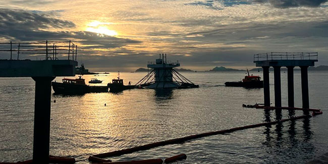 instalacion observatorio submarino en Bouzas, Vigo