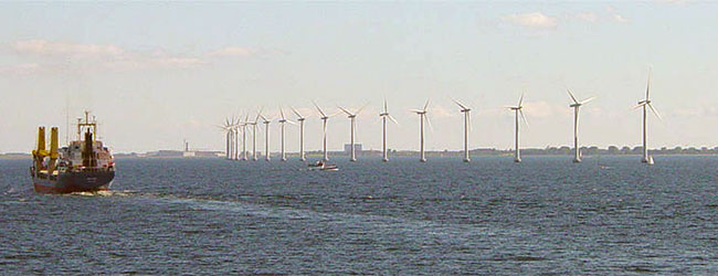 parque energía eólica marina de Dinamarca