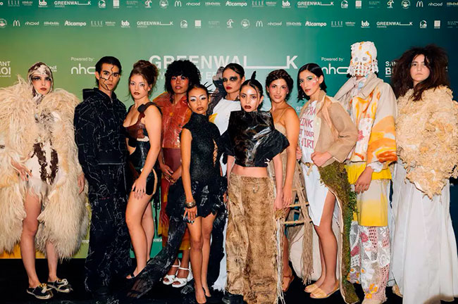 desfile moda sostenible Greenwalk Awards 