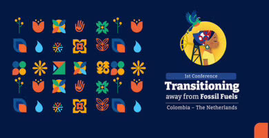 Primera Conferencia para la Transición más allá de los Combustibles Fósiles, portada