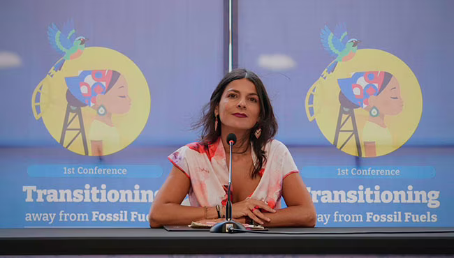 Irene Vélez, ministra de Colombia