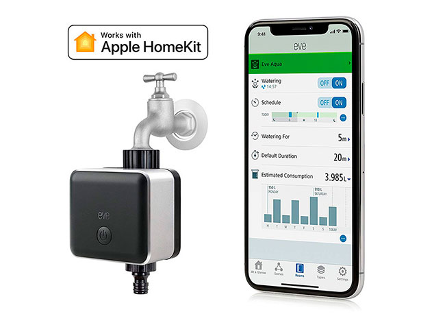 sistema riego automatico Eve Aqua