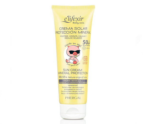 crema solar mineral bebé elifexir