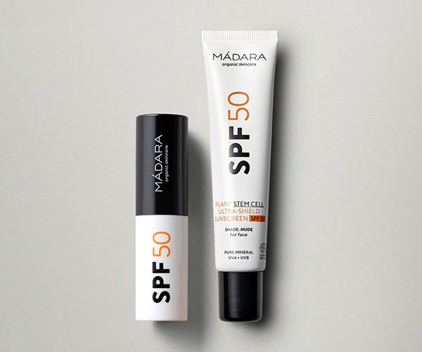 protectores solares minerales SPF50 Mádara