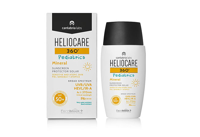 protector solar mineral bebe Heliocare para niños