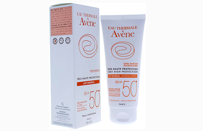 protector solar mineral Avène Eau Thermale