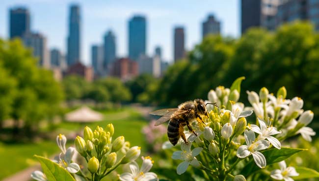 Lasioglossum malachurum, abeja silvestre estudiada por su respuesta a contaminantes