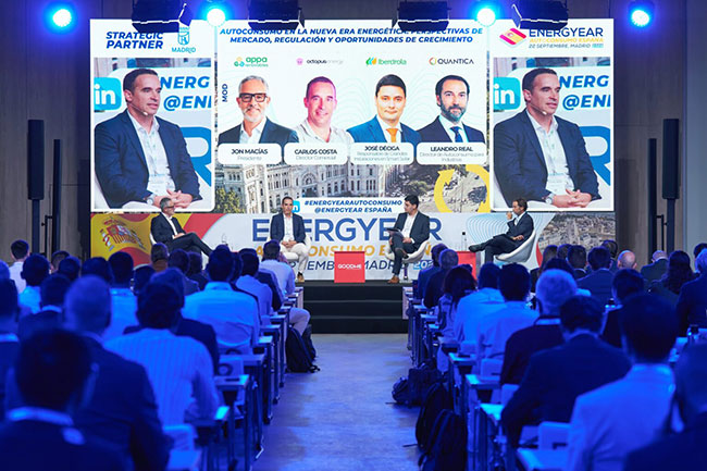 un momento del evento Energyear Autoconsumo 2026 con público